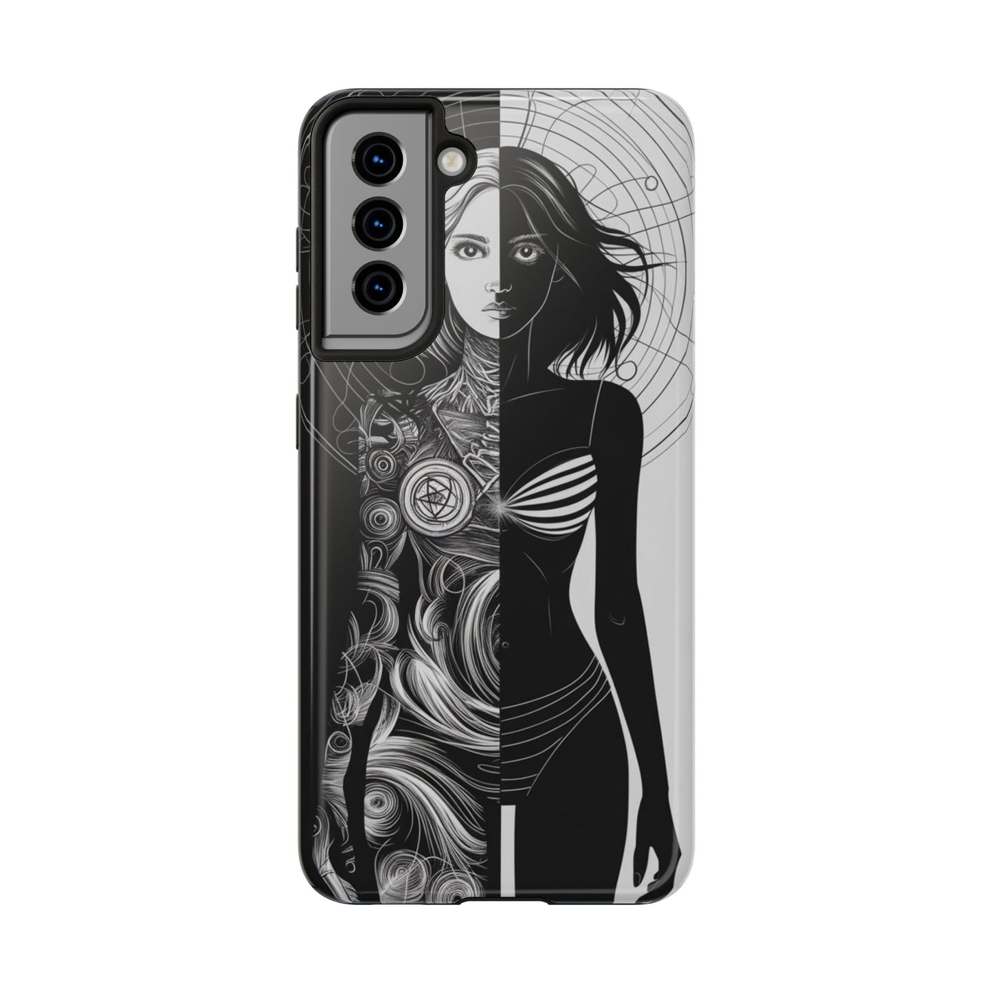 Juxtaposition of Self-Care and Sexuality with Ethereal Energy Phone Case