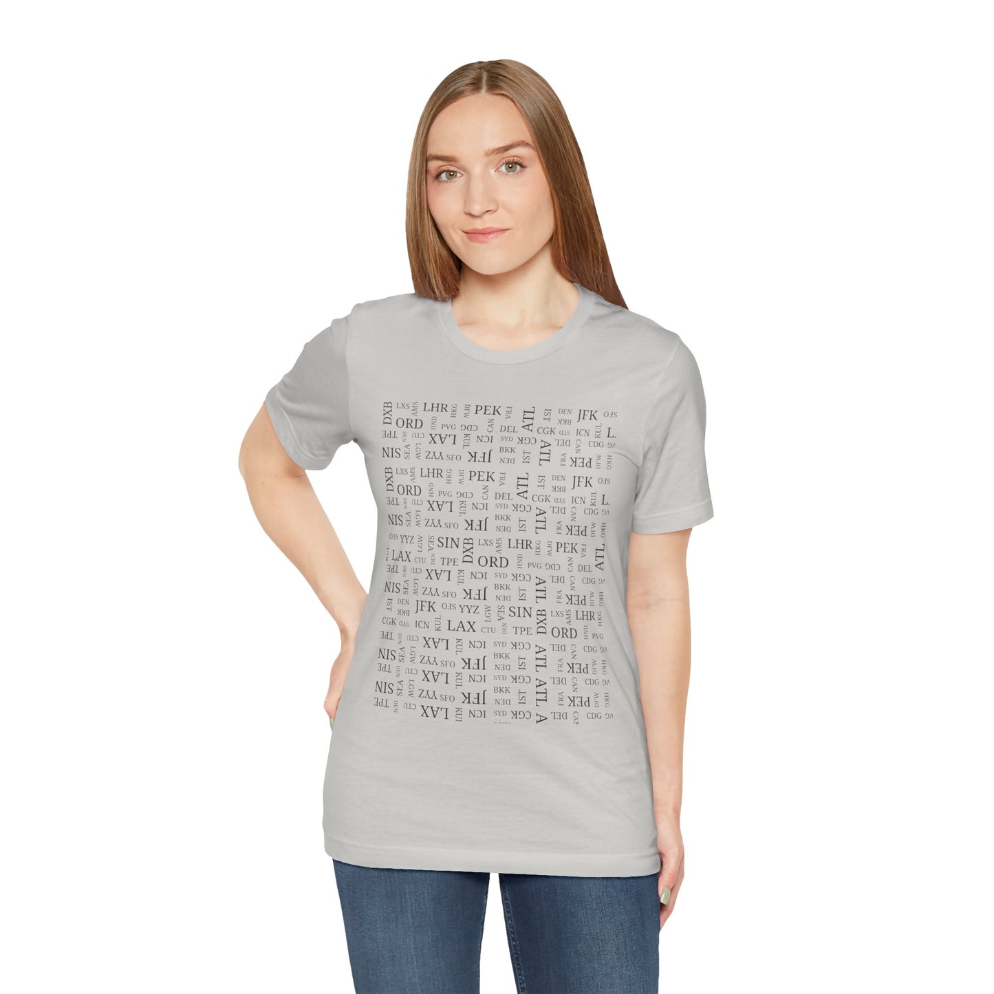 Airport Code Travel Tee for Travel Lovers and AV Geeks