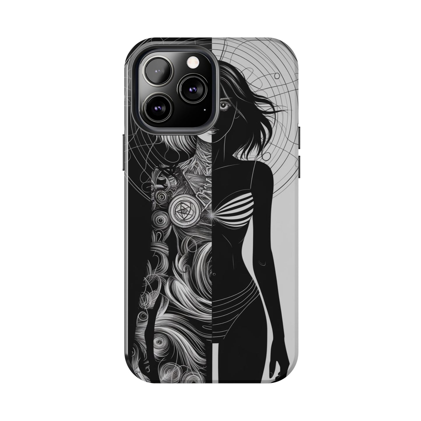 Juxtaposition of Self-Care and Sexuality with Ethereal Energy Phone Case