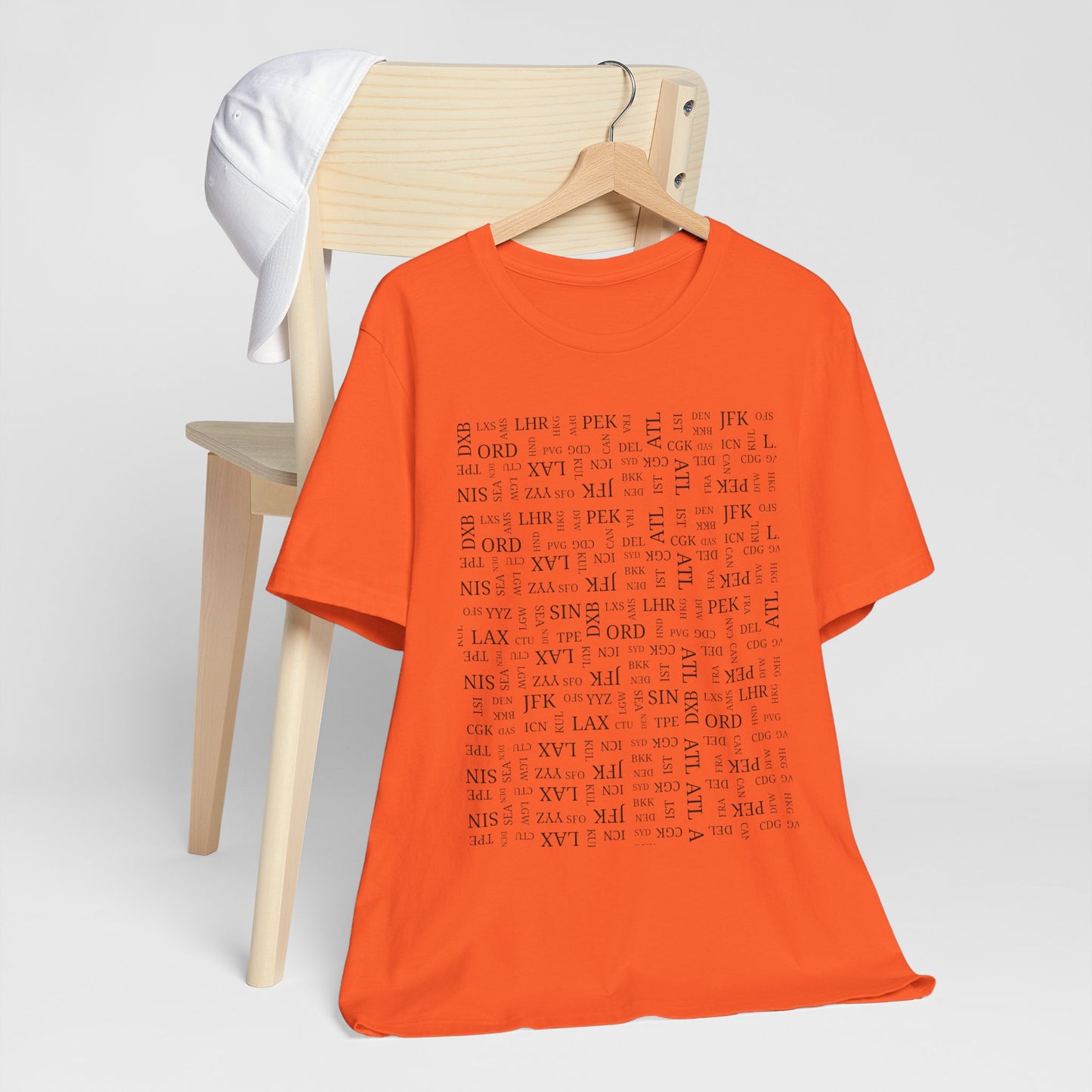 Airport Code Travel Tee for Travel Lovers and AV Geeks