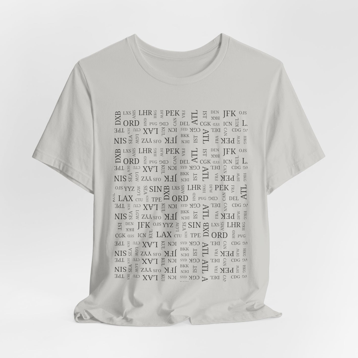 Airport Code Travel Tee for Travel Lovers and AV Geeks