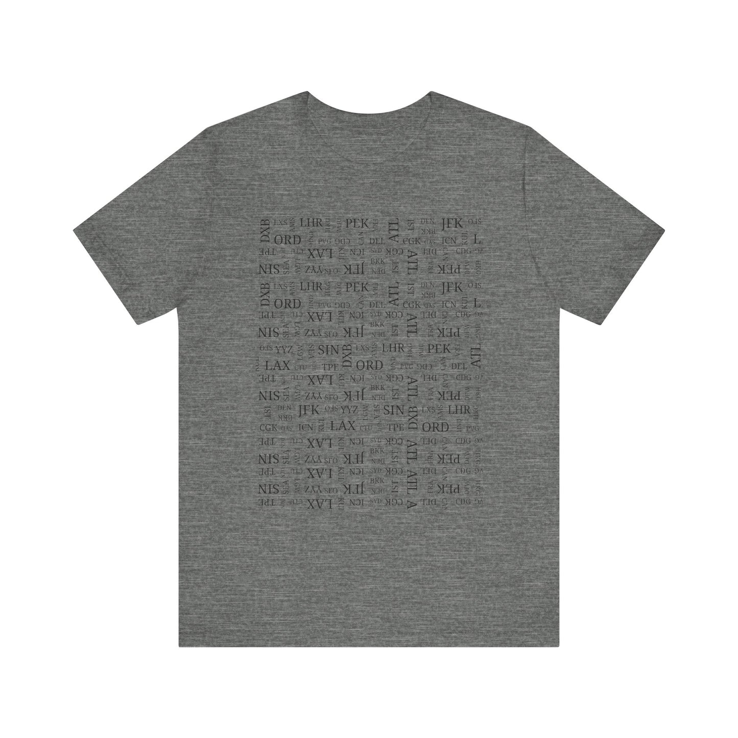 Airport Code Travel Tee for Travel Lovers and AV Geeks