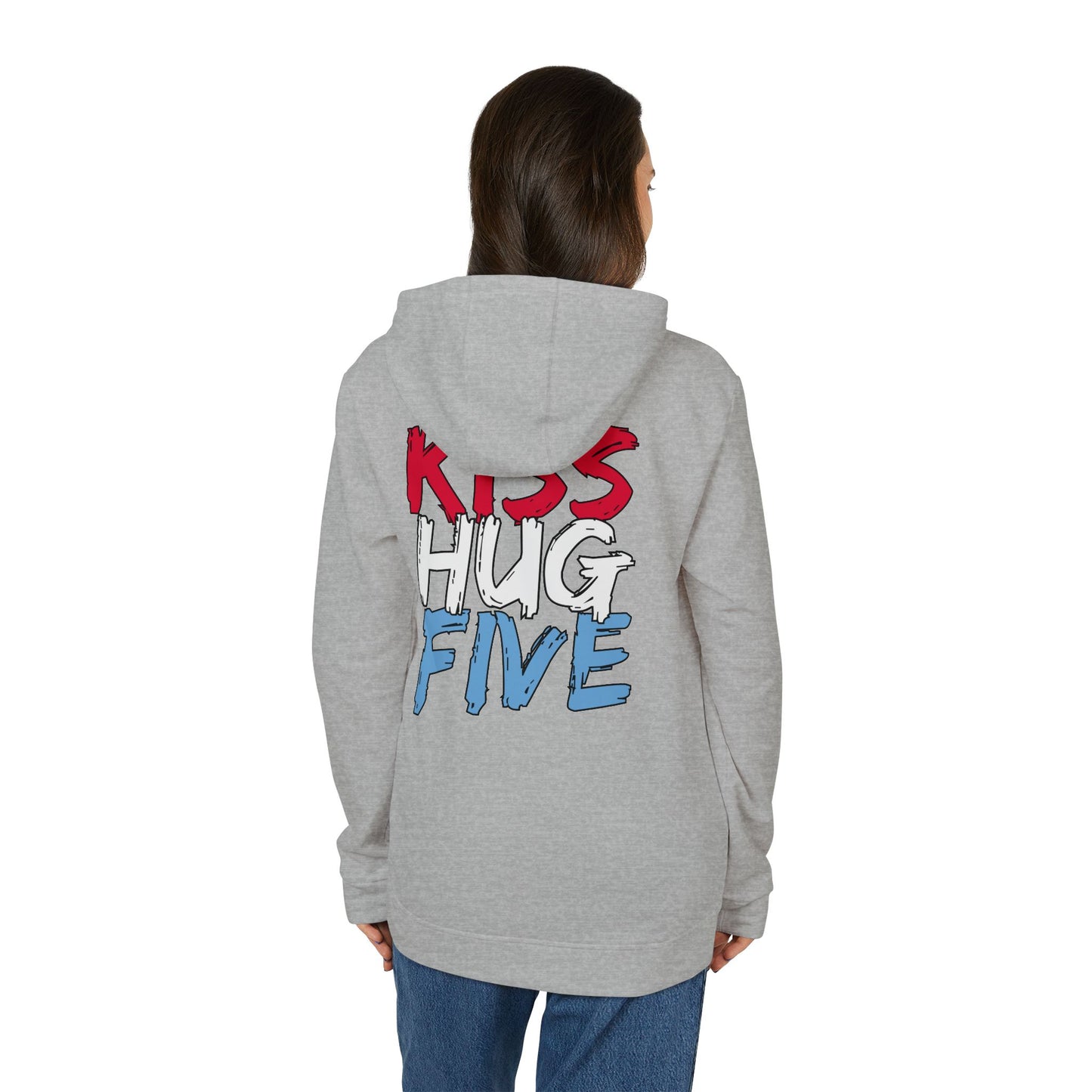 KissHugFive Adidas Unisex Fleece Hoodie