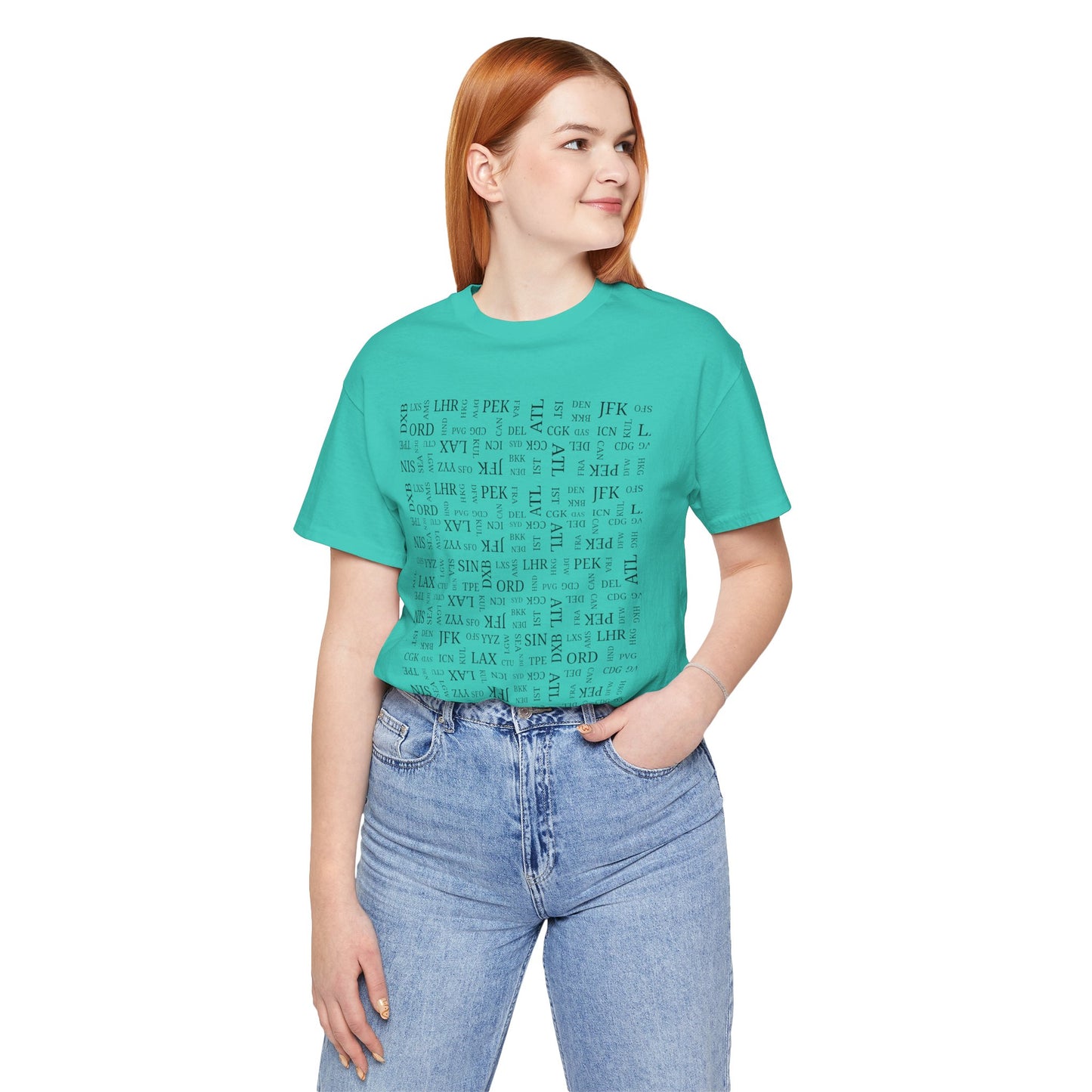 Airport Code Travel Tee for Travel Lovers and AV Geeks