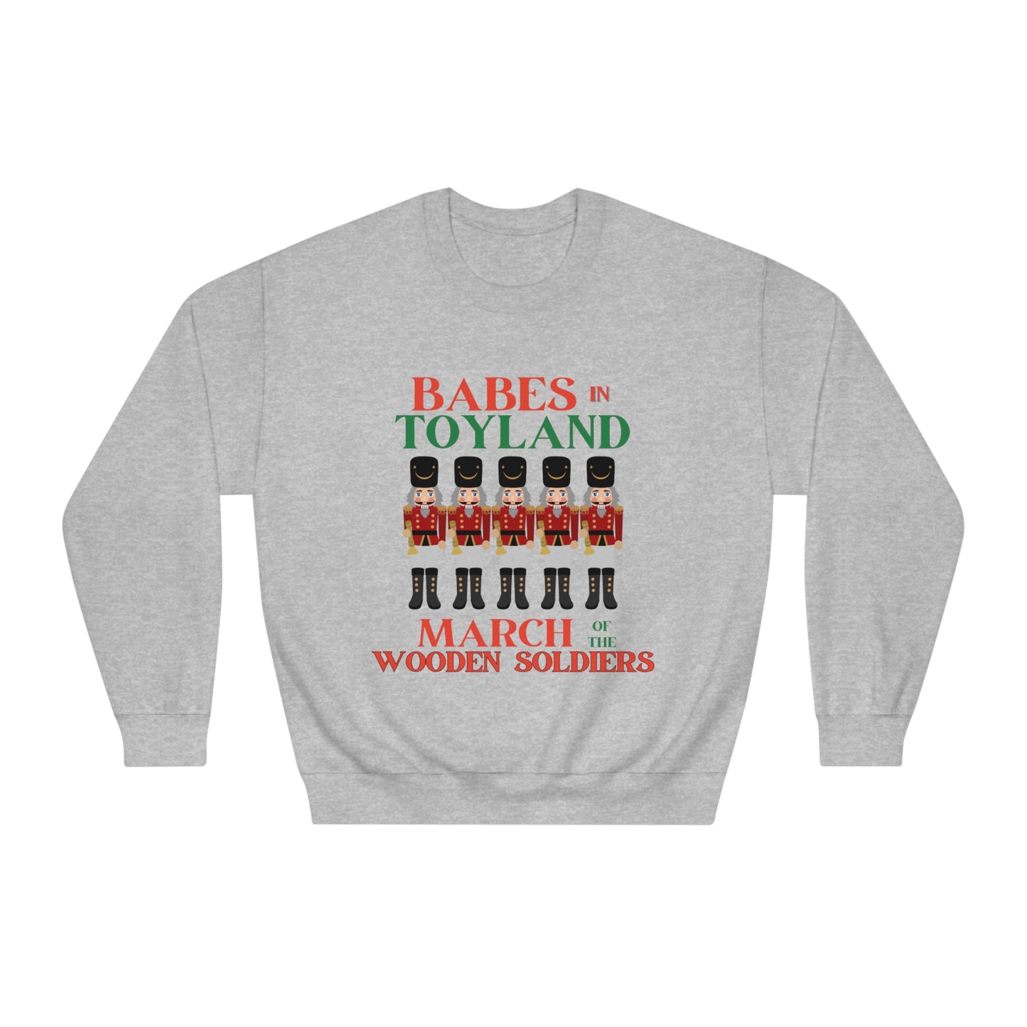 Babes in Toyland, March of the Wooden Soldiers, Holiday Sweatshirt Laurel & Hardy Films