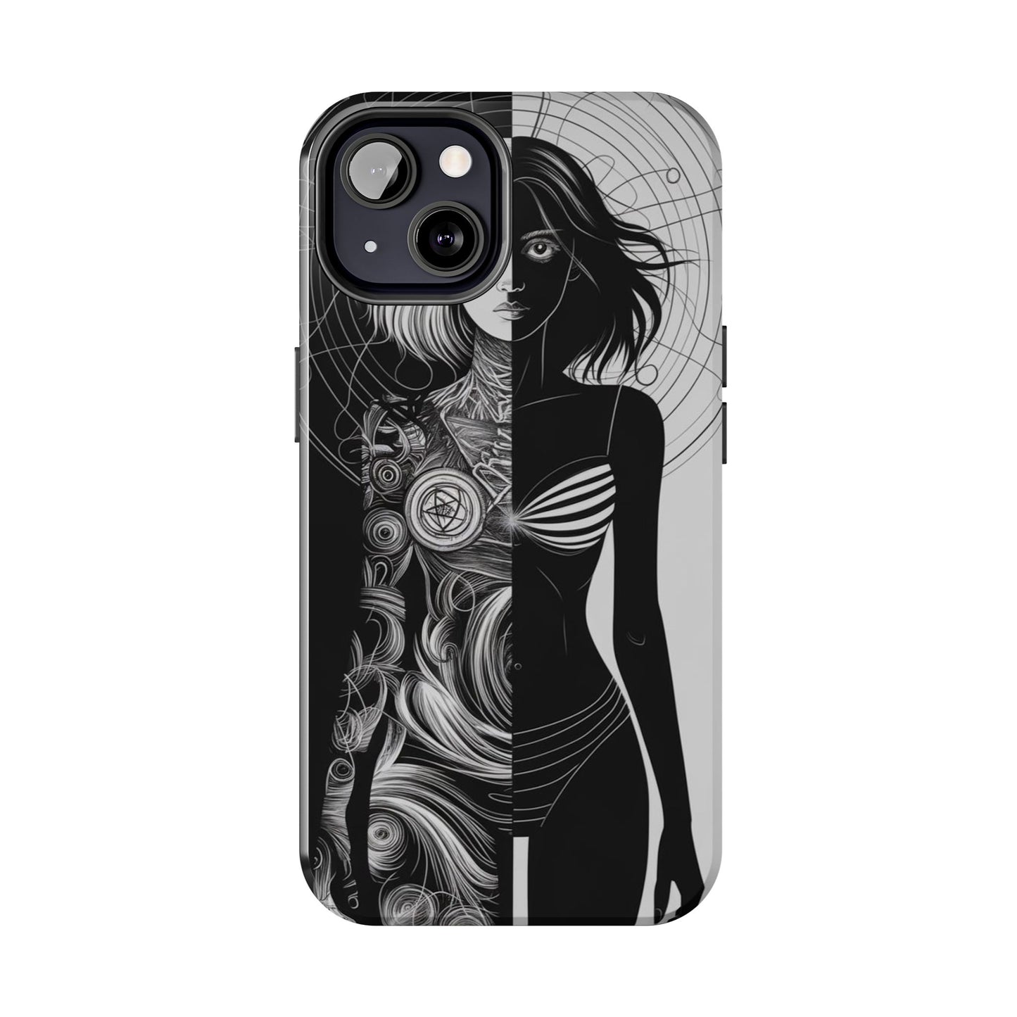 Juxtaposition of Self-Care and Sexuality with Ethereal Energy Phone Case