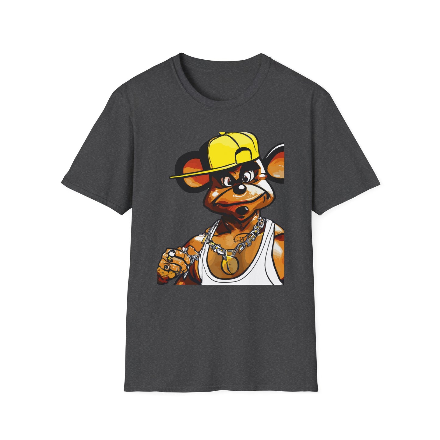 Money Mau5 Characters Urban Graffiti Style Men's Casual Leisure T-Shirt for Generation X Travel Lovers