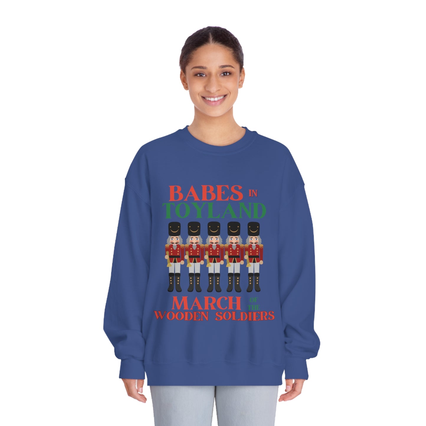 Babes in Toyland, March of the Wooden Soldiers, Holiday Sweatshirt Laurel & Hardy Films