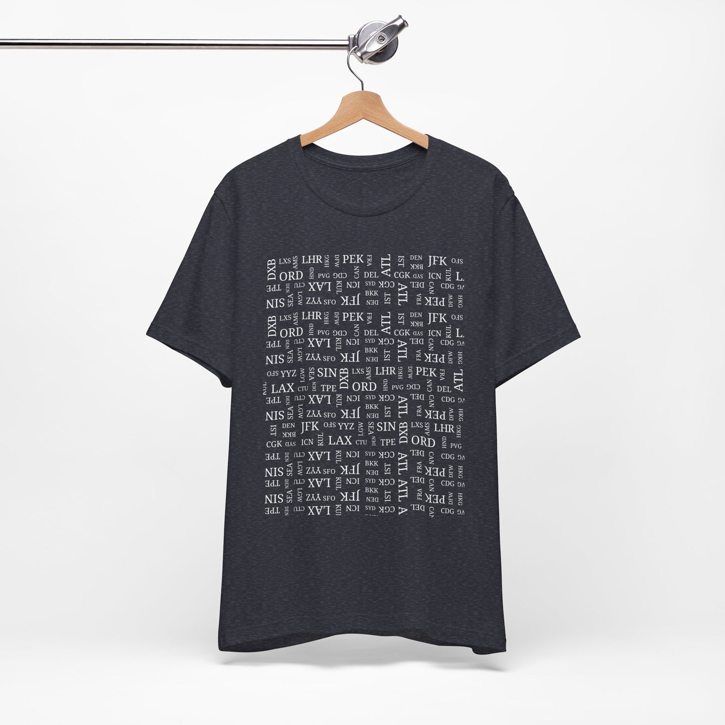 Airport Code Travel Tee for Travel Lovers and AV Geeks