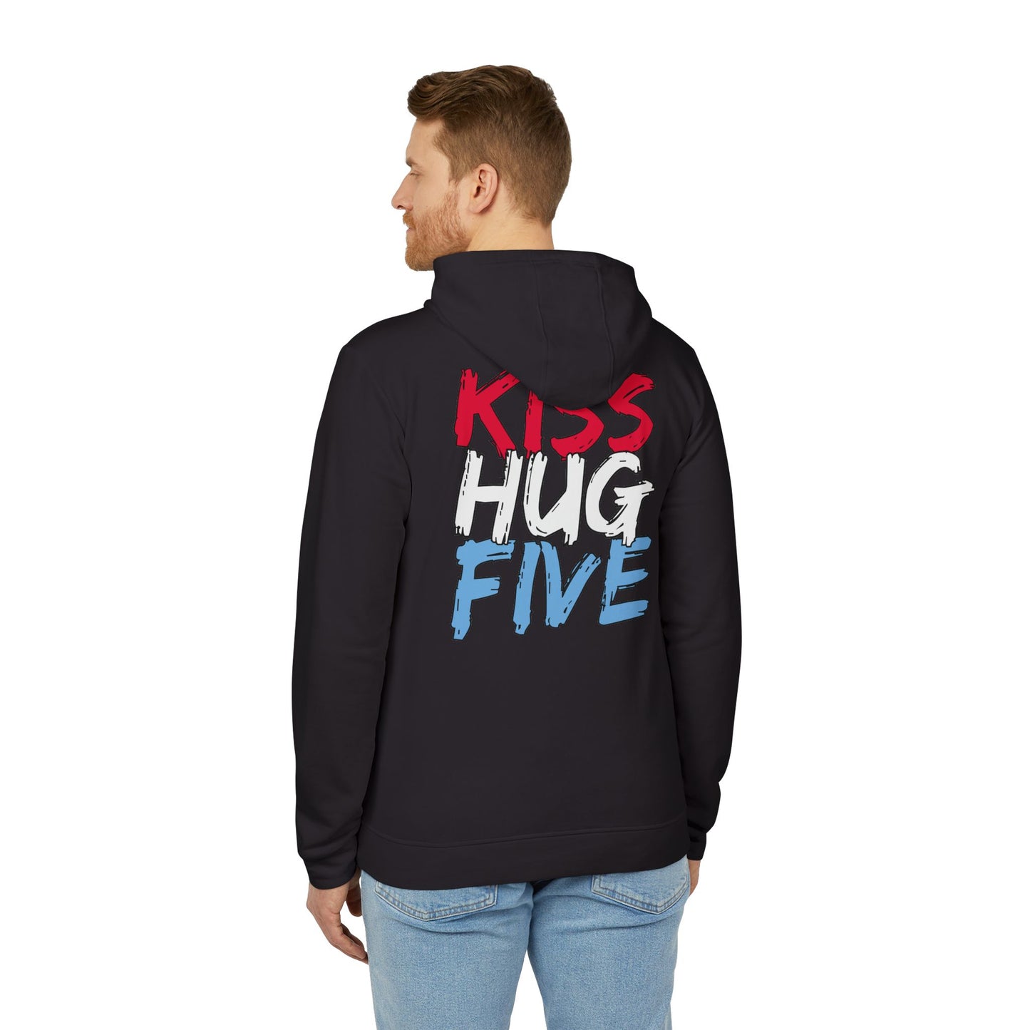 KissHugFive Adidas Unisex Fleece Hoodie