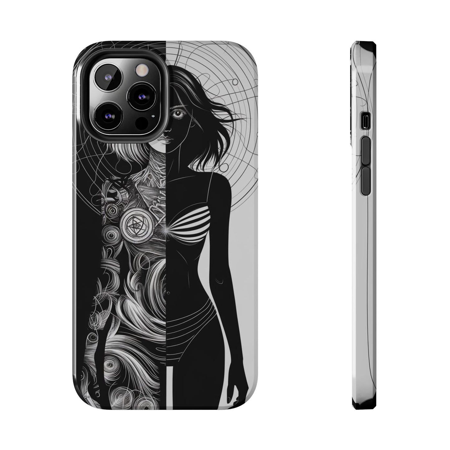 Juxtaposition of Self-Care and Sexuality with Ethereal Energy Phone Case