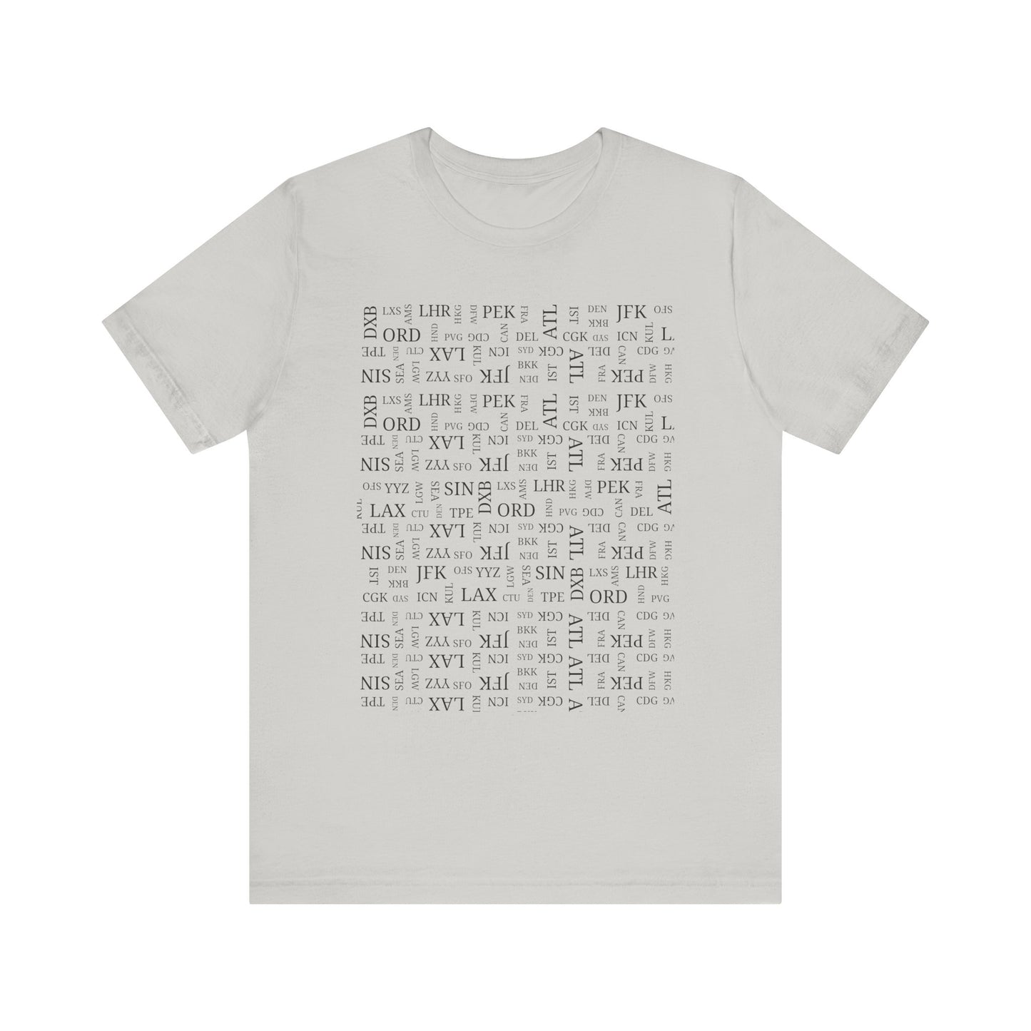 Airport Code Travel Tee for Travel Lovers and AV Geeks