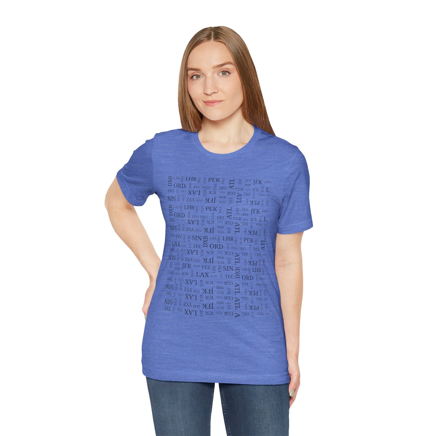 Airport Code Travel Tee for Travel Lovers and AV Geeks