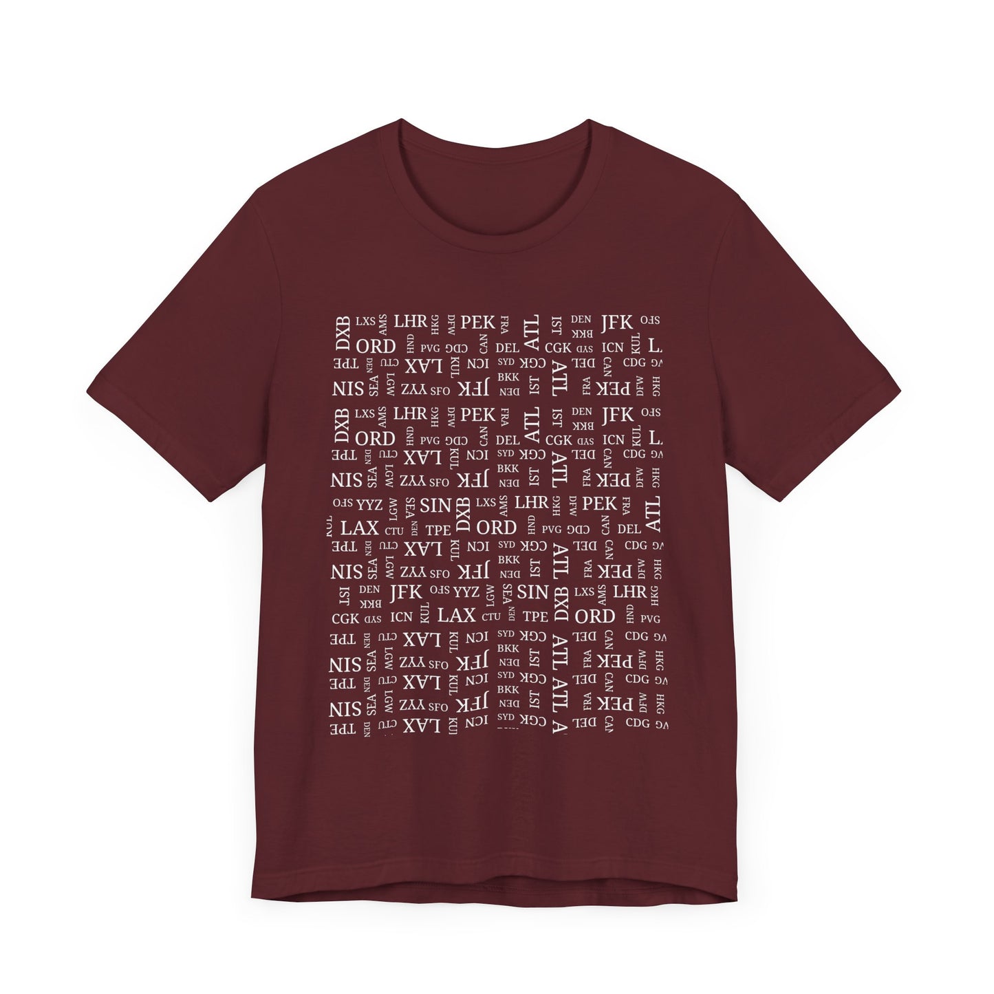 Airport Code Travel Tee for Travel Lovers and AV Geeks