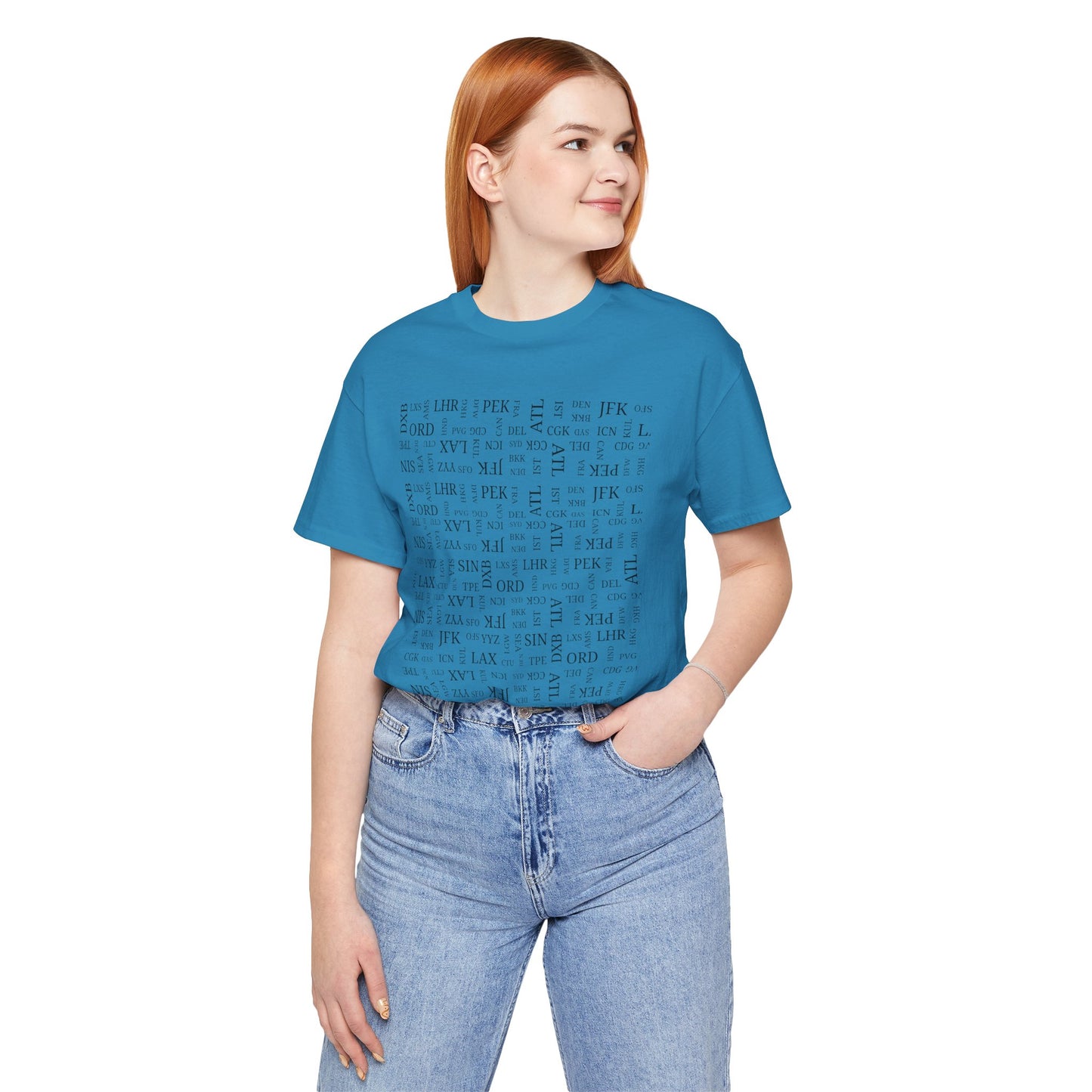 Airport Code Travel Tee for Travel Lovers and AV Geeks