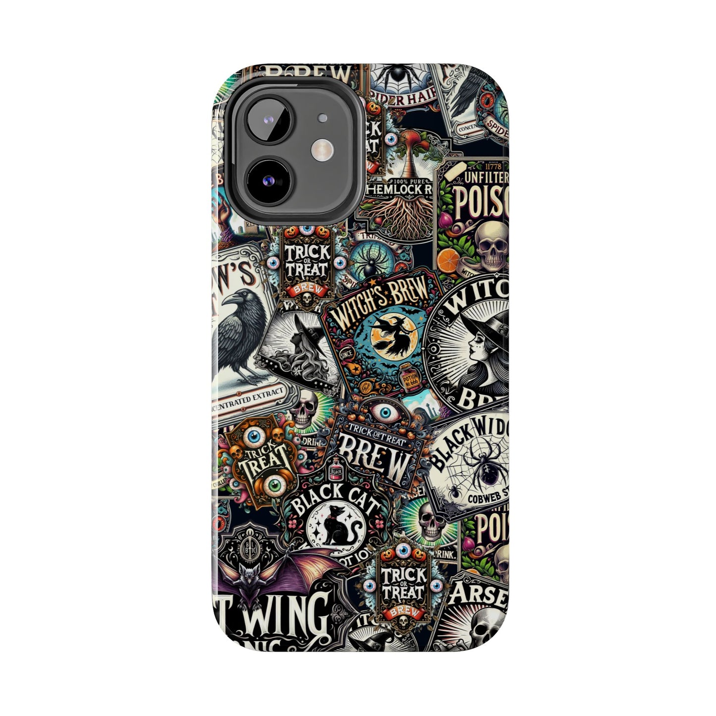 Halloween Witches Brew Deadly Poison Collage Hemlock Phone Case