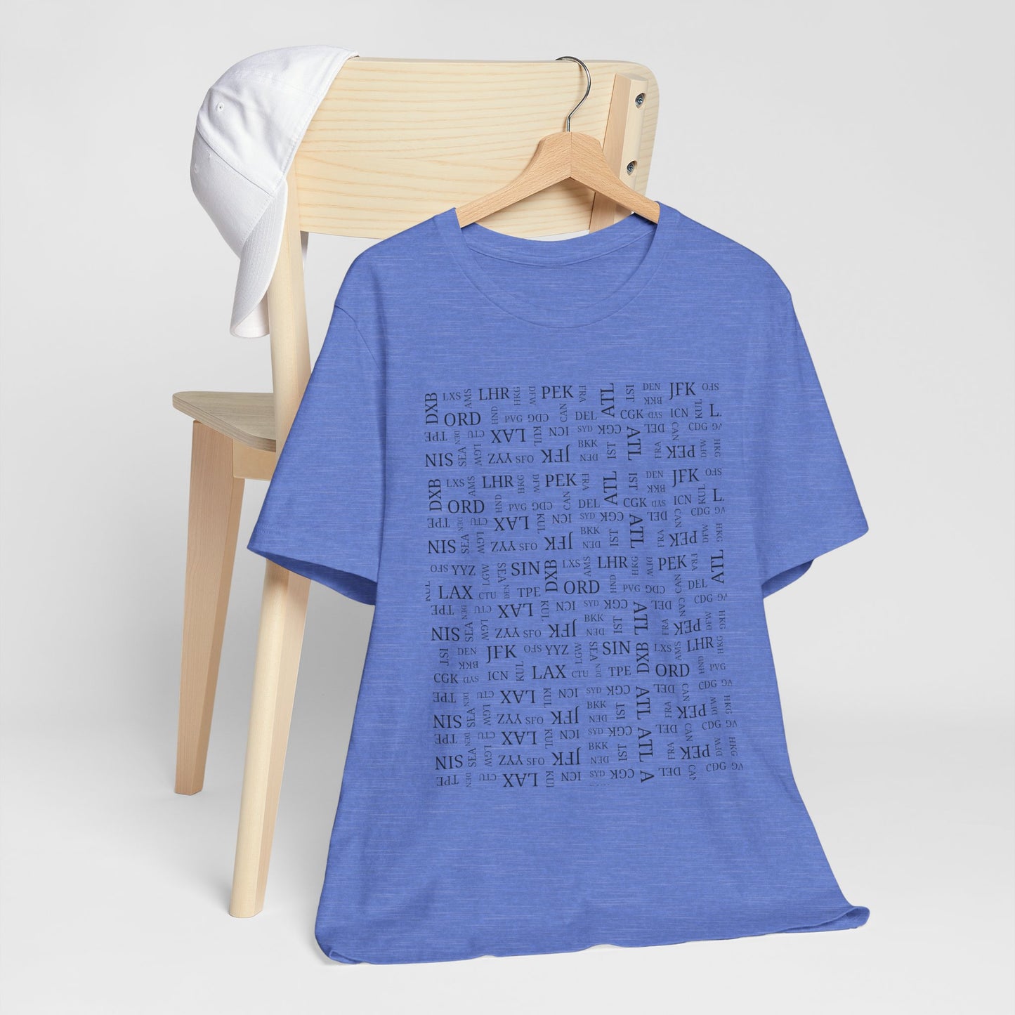 Airport Code Travel Tee for Travel Lovers and AV Geeks