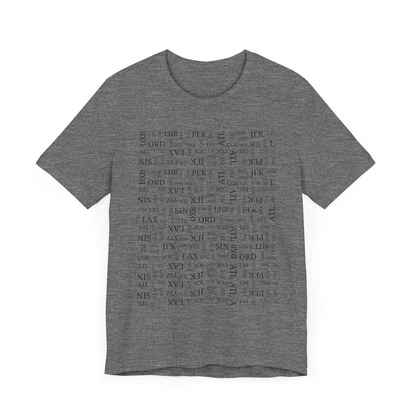 Airport Code Travel Tee for Travel Lovers and AV Geeks