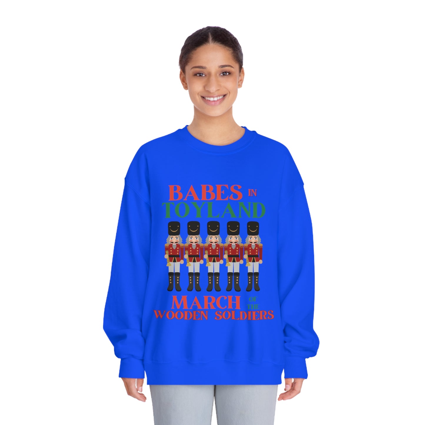 Babes in Toyland, March of the Wooden Soldiers, Holiday Sweatshirt Laurel & Hardy Films