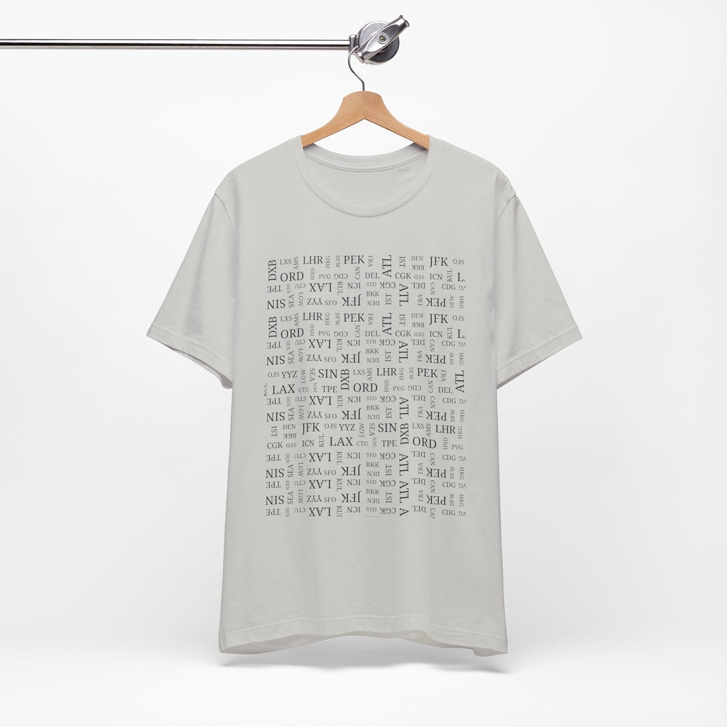 Airport Code Travel Tee for Travel Lovers and AV Geeks