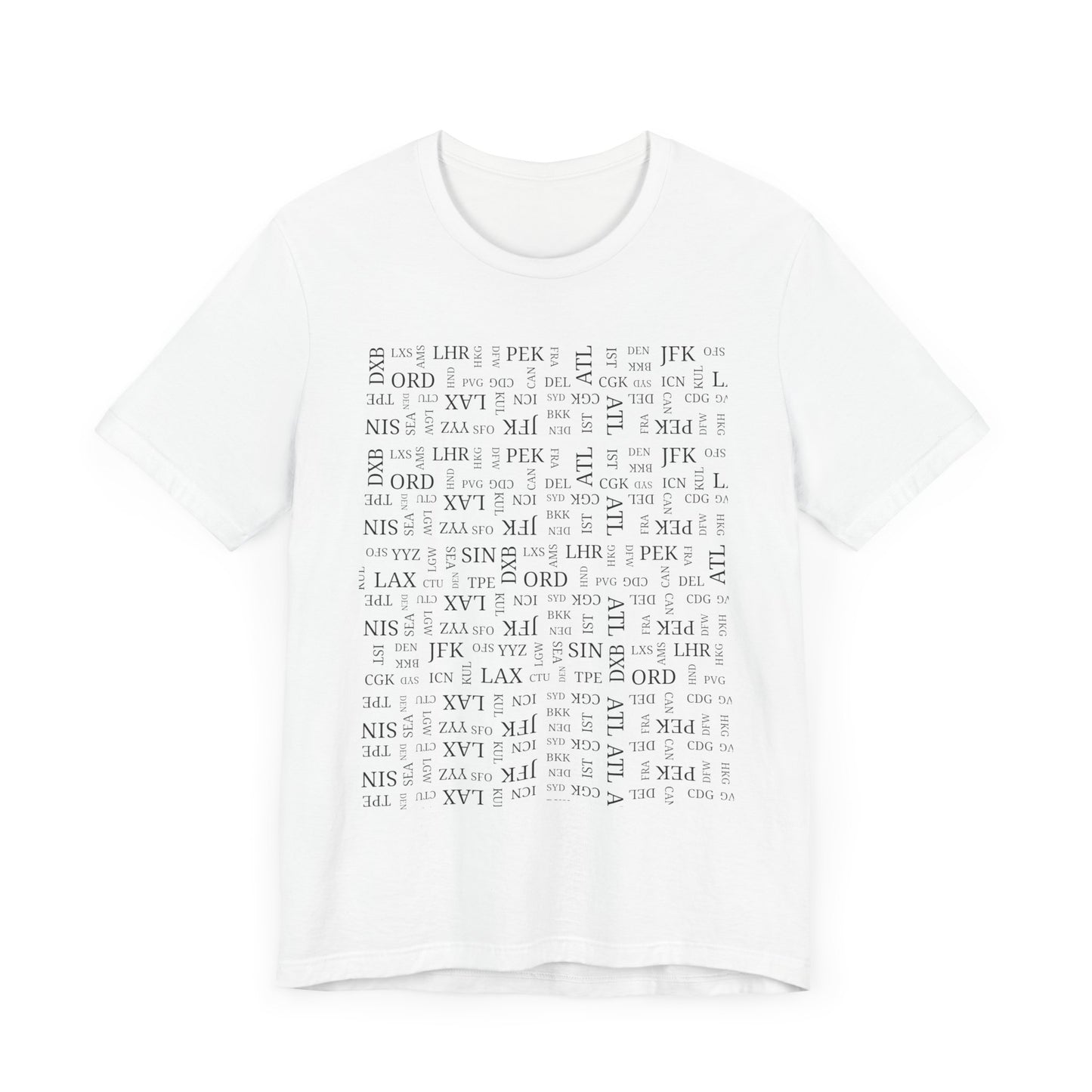 Airport Code Travel Tee for Travel Lovers and AV Geeks