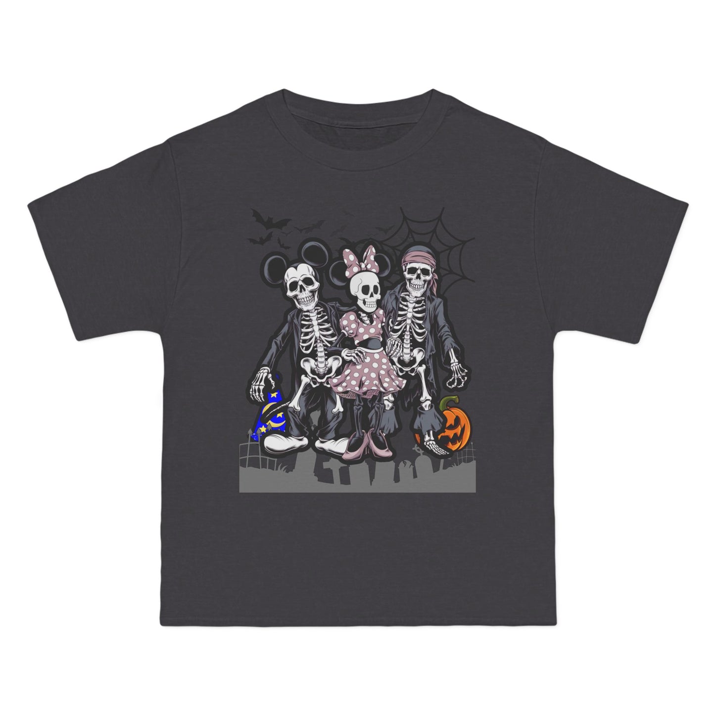 Minnie Mouse, Mickey Mouse, Jack Sparrow Halloween Skeleton Tshirt