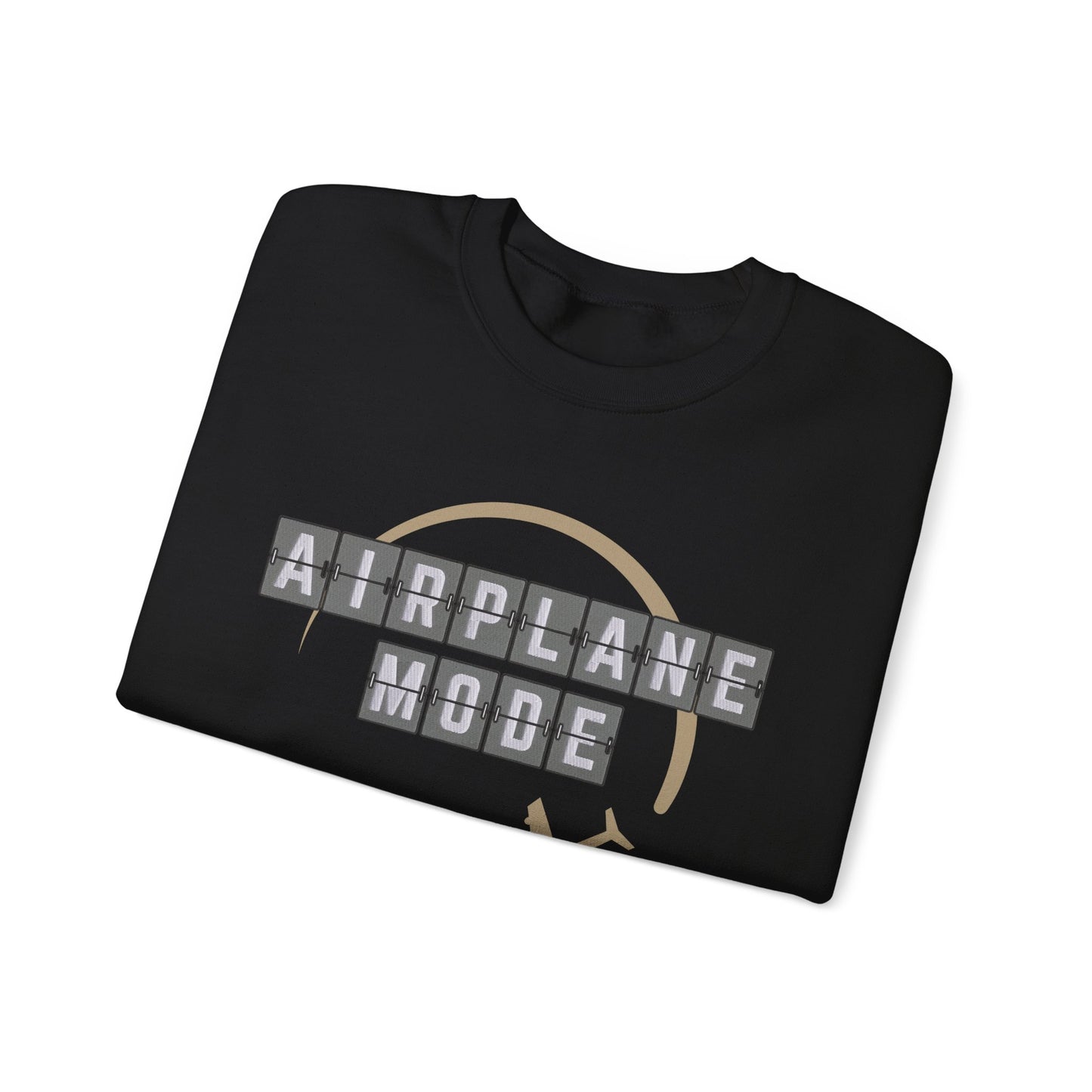 Travel Addict: Airplane Mode Travel Wear, Split Flap Departure Board Sweatshirt