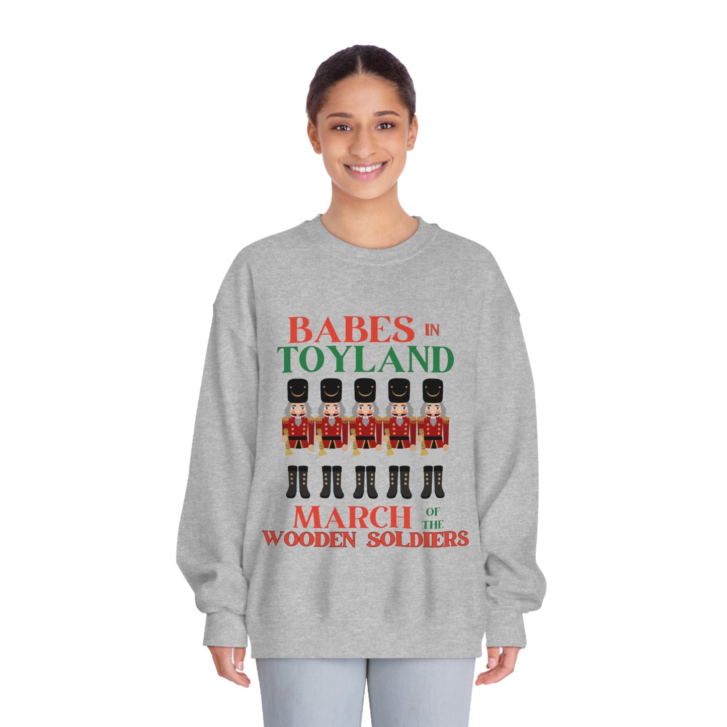 Babes in Toyland, March of the Wooden Soldiers, Holiday Sweatshirt Laurel & Hardy Films