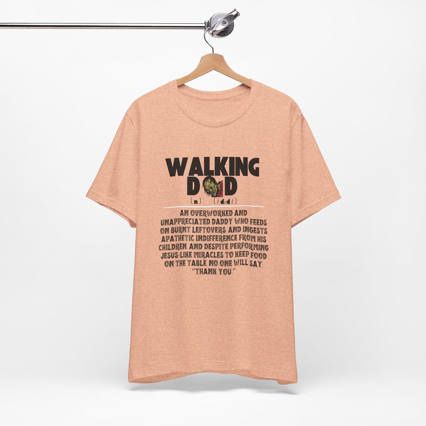 Walking Dad/Dead Shirt, Gift For Halloween, Dad Noun Shirt, Reality Check Dad Shirt, Father's Day Clothing, Spooky Dad Gift, Dad Tee