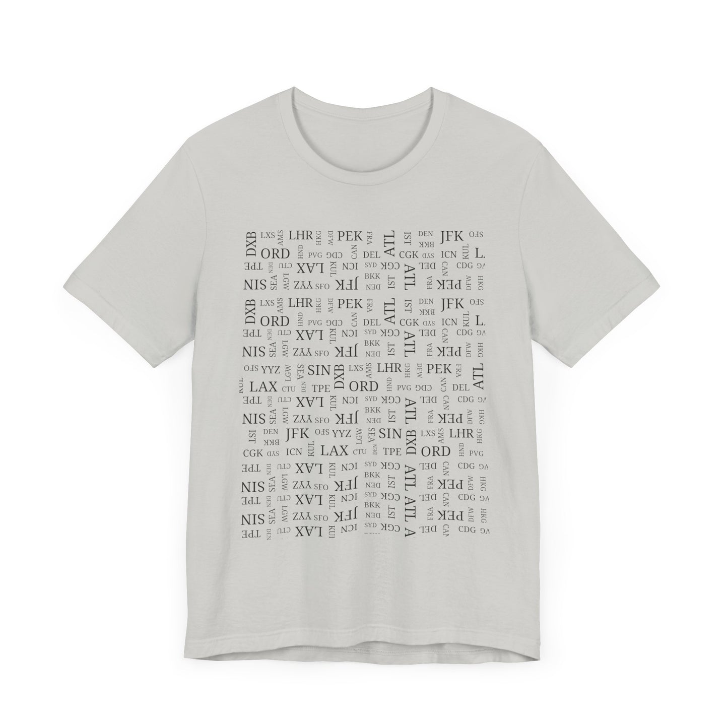 Airport Code Travel Tee for Travel Lovers and AV Geeks