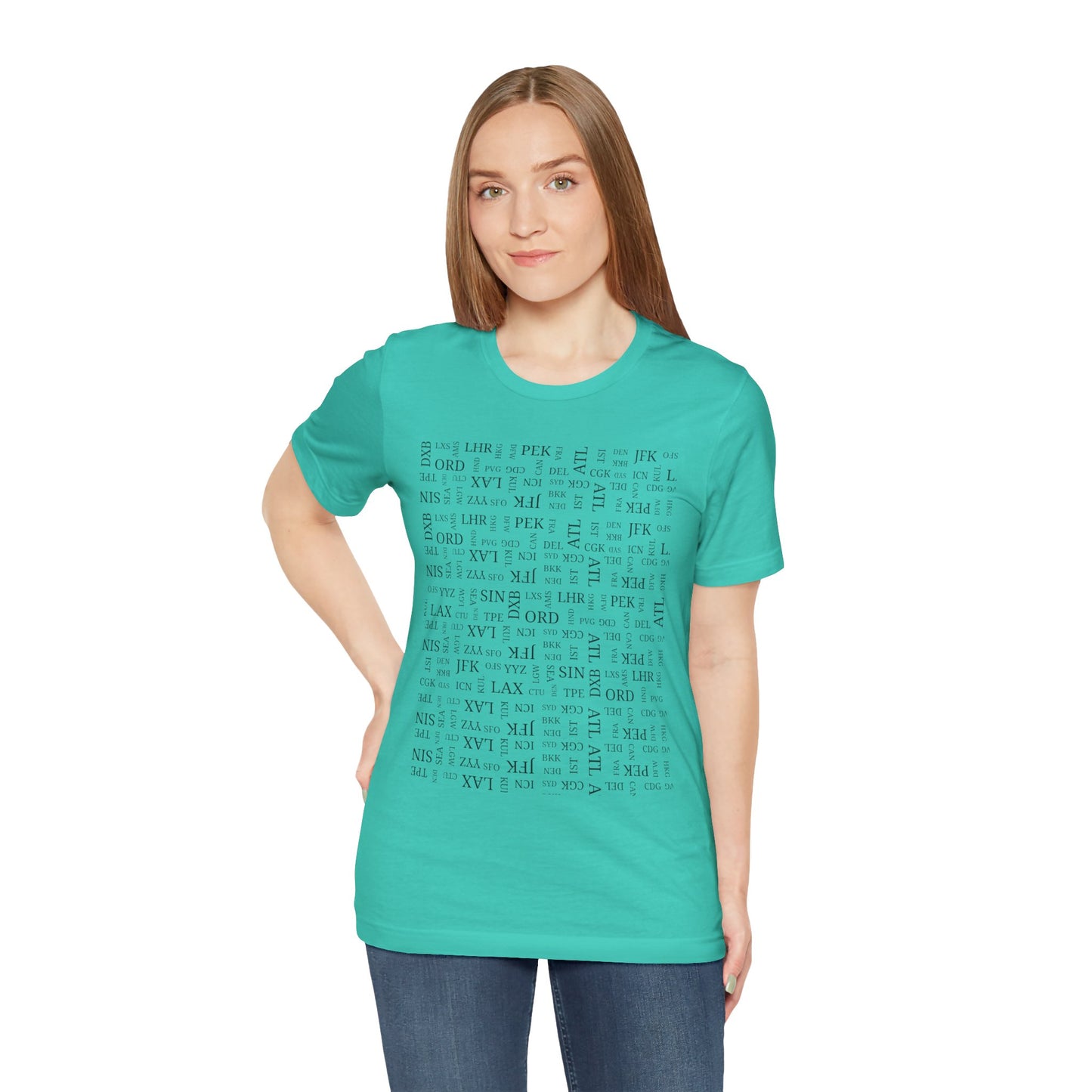 Airport Code Travel Tee for Travel Lovers and AV Geeks