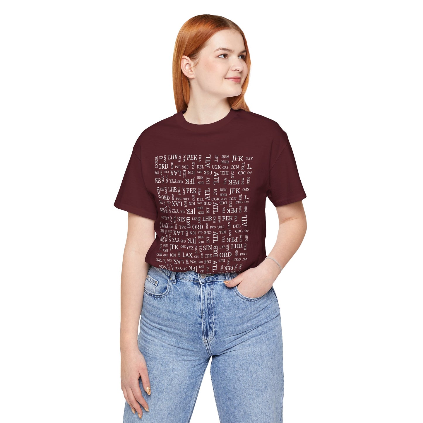 Airport Code Travel Tee for Travel Lovers and AV Geeks