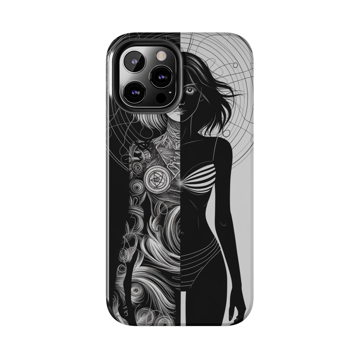 Juxtaposition of Self-Care and Sexuality with Ethereal Energy Phone Case