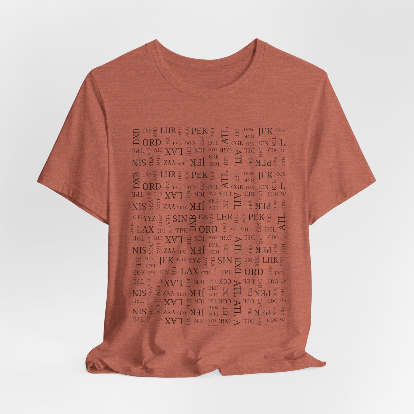 Airport Code Travel Tee for Travel Lovers and AV Geeks