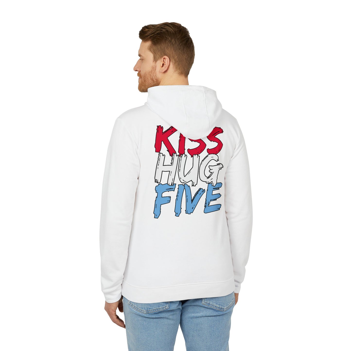 KissHugFive Adidas Unisex Fleece Hoodie