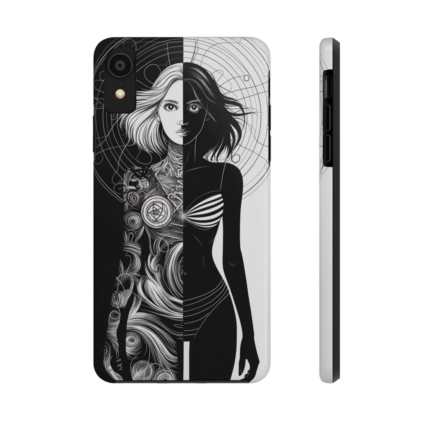 Juxtaposition of Self-Care and Sexuality with Ethereal Energy Phone Case