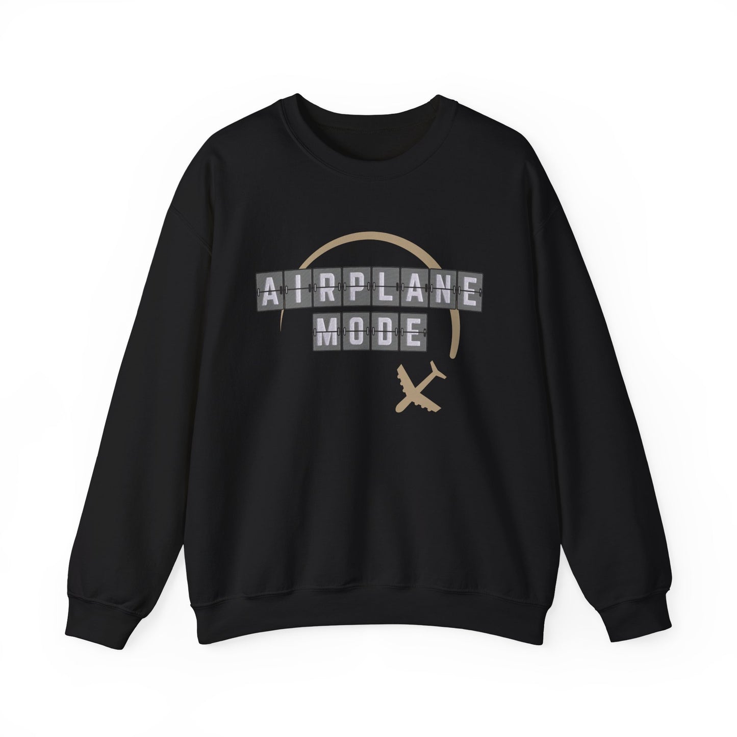 Travel Addict: Airplane Mode Travel Wear, Split Flap Departure Board Sweatshirt