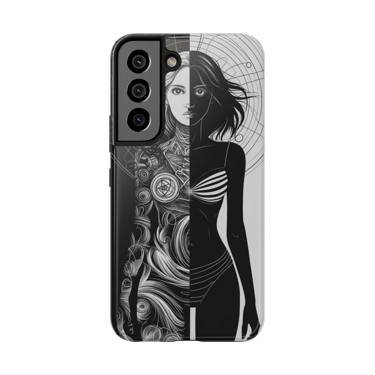 Juxtaposition of Self-Care and Sexuality with Ethereal Energy Phone Case