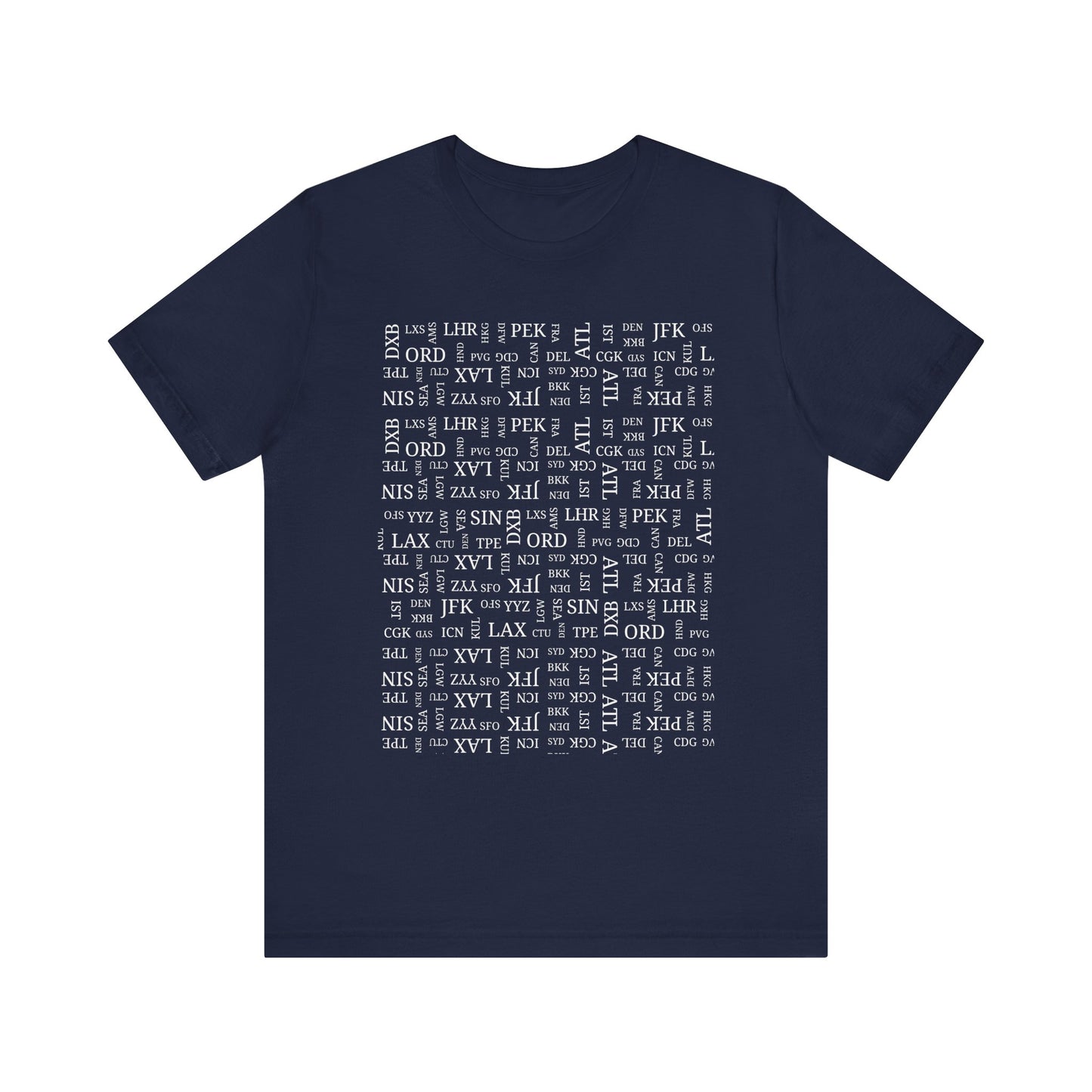 Airport Code Travel Tee for Travel Lovers and AV Geeks