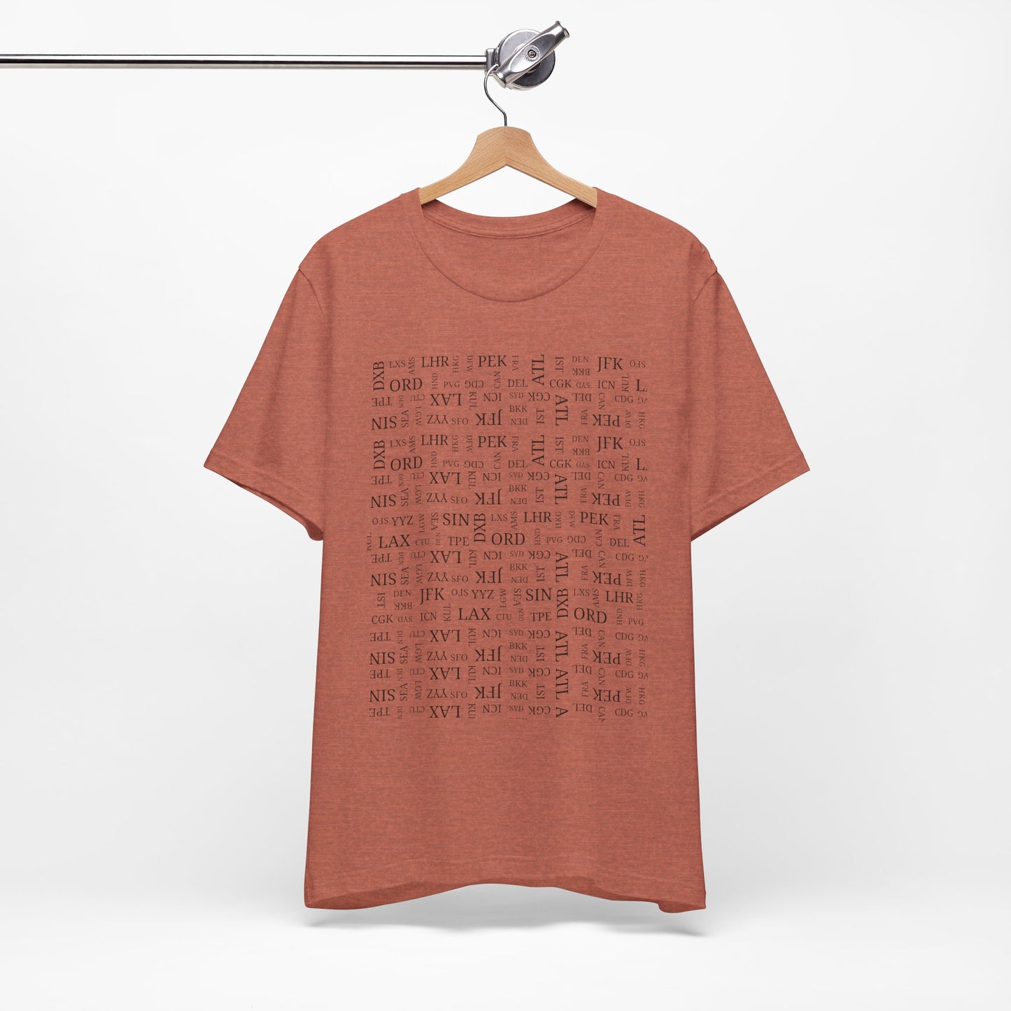 Airport Code Travel Tee for Travel Lovers and AV Geeks