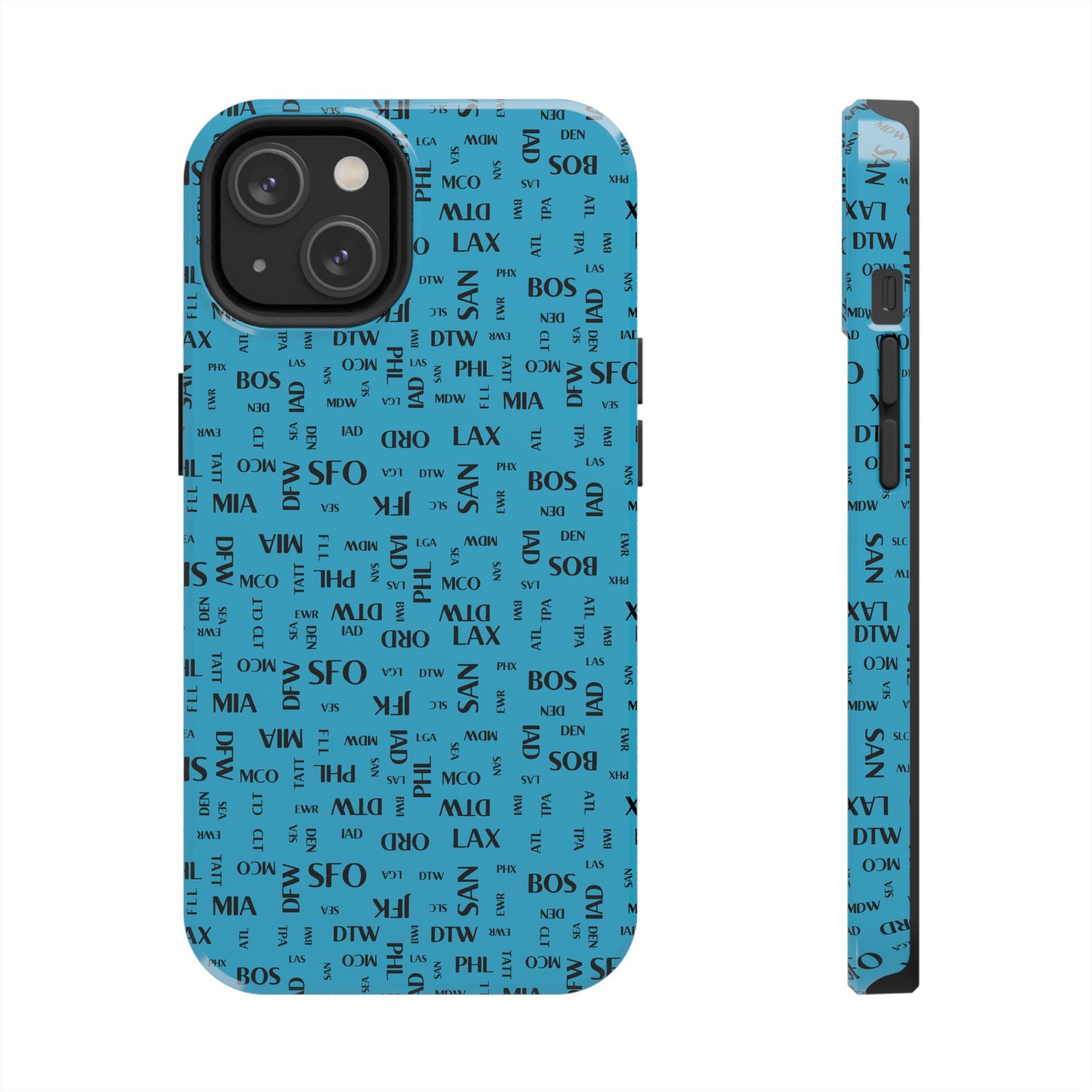 Best Airports Airport Code Tough Travel Phone Case for Travel Lovers