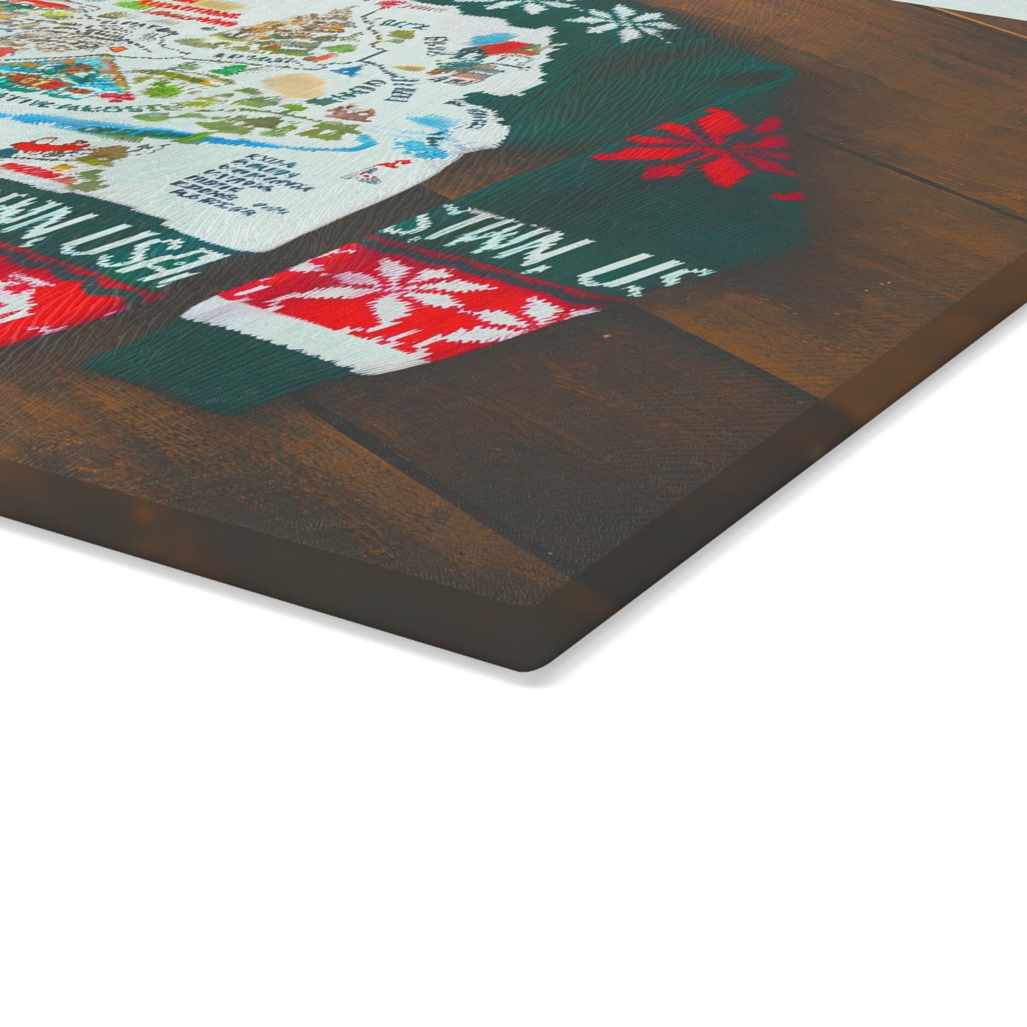 OMG! This Glass Cutting Board Looks like An Ugly Christmas Sweater