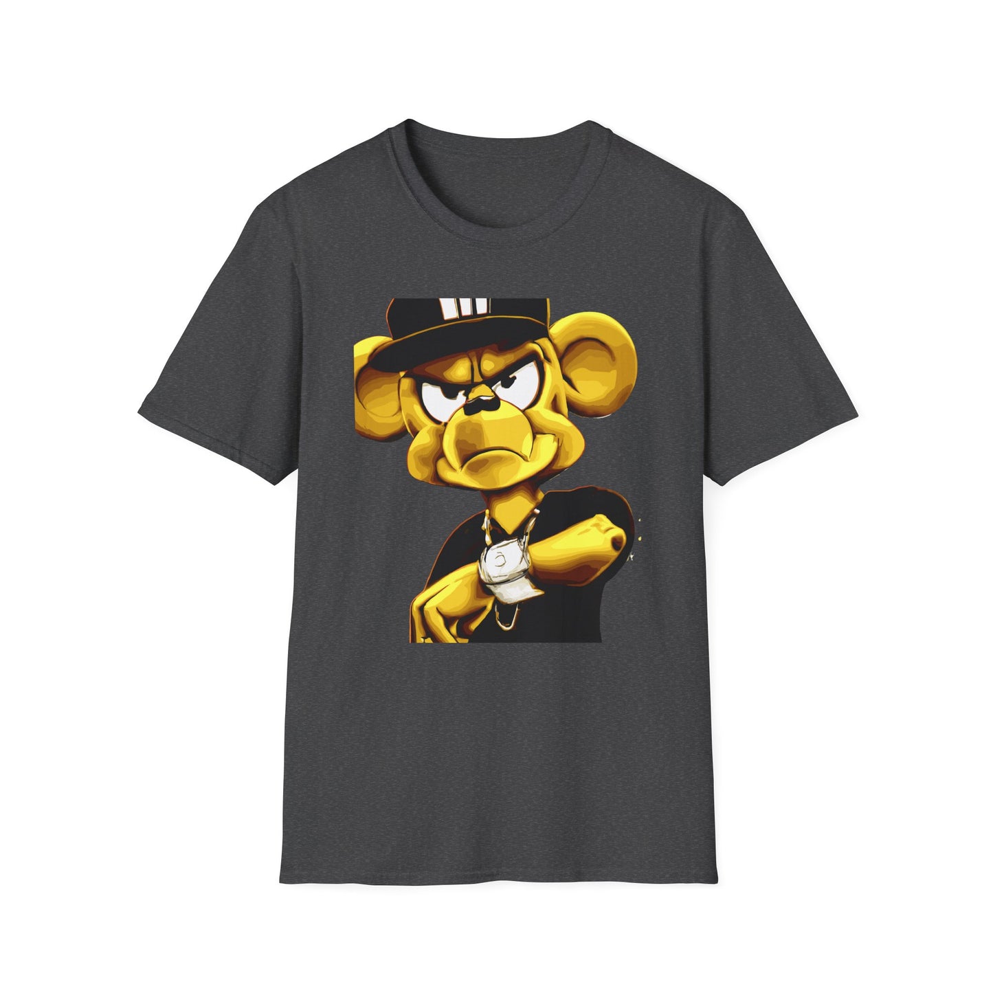 Money Mau5 Characters Travel Day Urban Graffiti Style Men's Leisure T-Shirt for Generation X Travel Lovers