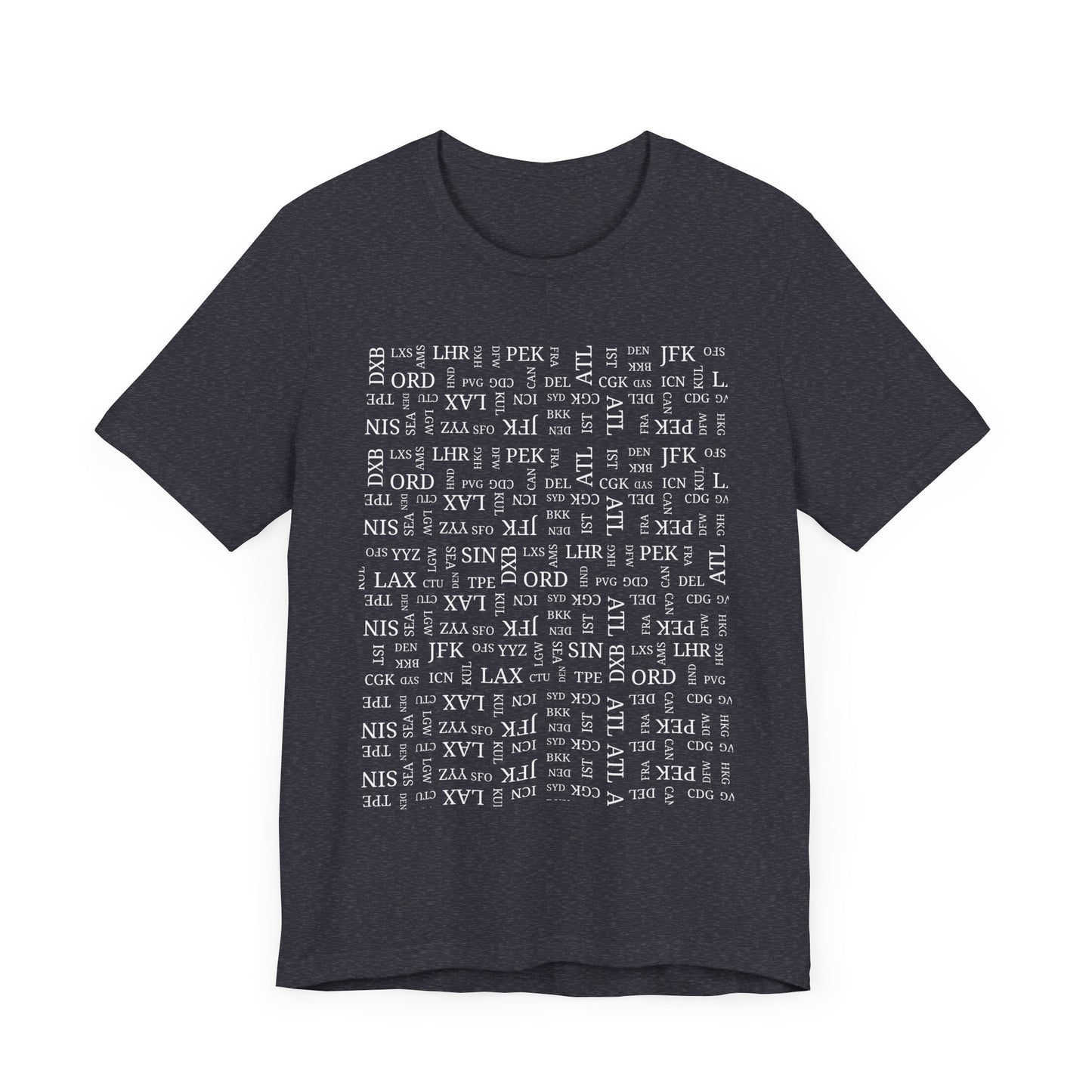 Airport Code Travel Tee for Travel Lovers and AV Geeks