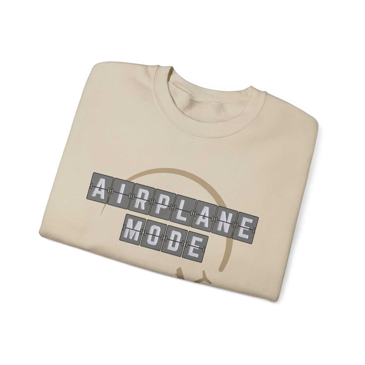 Travel Addict: Airplane Mode Travel Wear, Split Flap Departure Board Sweatshirt