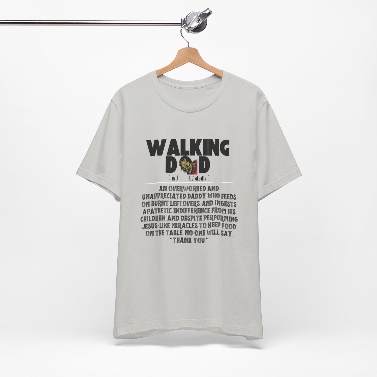 Walking Dad/Dead Shirt, Gift For Halloween, Dad Noun Shirt, Reality Check Dad Shirt, Father's Day Clothing, Spooky Dad Gift, Dad Tee