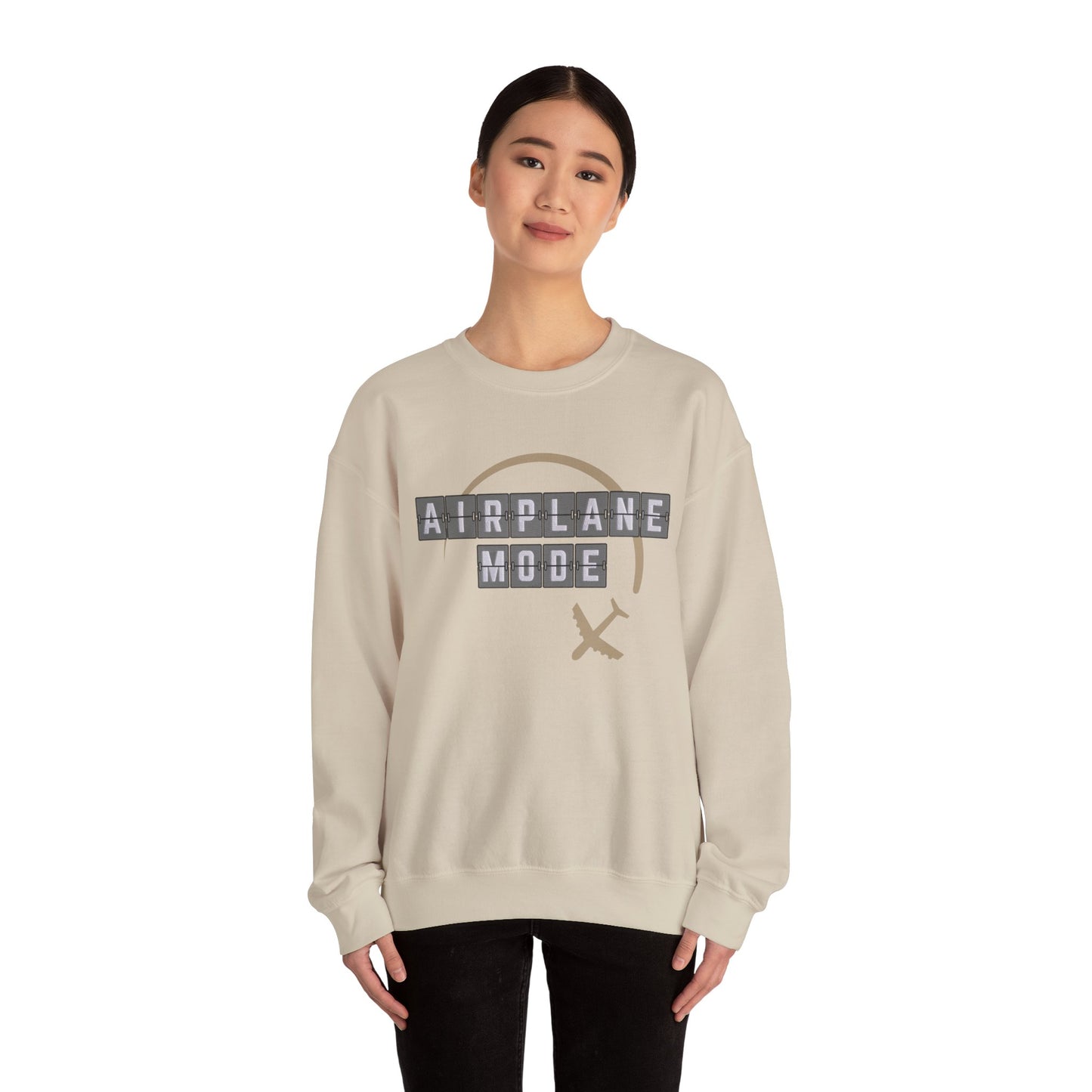 Travel Addict: Airplane Mode Travel Wear, Split Flap Departure Board Sweatshirt